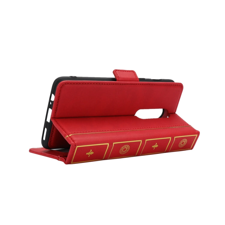 Bible Style Business Horizontal Flip Leather Case for OnePlus 6, with Card Slots & Photo Frame & Holder & Wallet