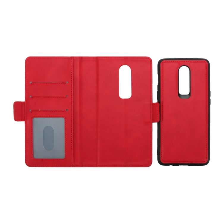 Bible Style Business Horizontal Flip Leather Case for OnePlus 6, with Card Slots & Photo Frame & Holder & Wallet