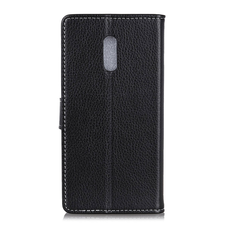 Litchi Texture Horizontal Flip Leather Case for OnePlus 6T, with Holder & Card Slots & Wallet