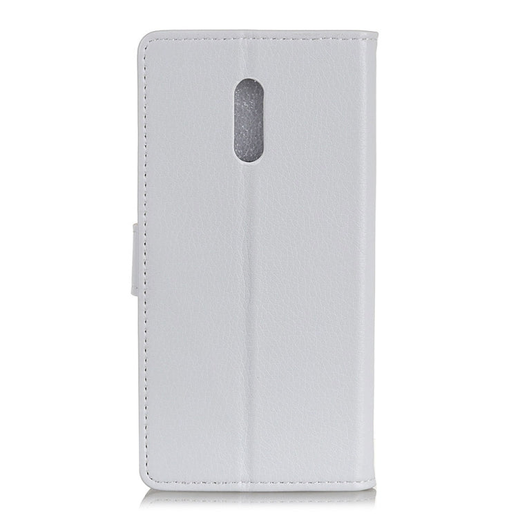 Litchi Texture Horizontal Flip Leather Case for OnePlus 6T, with Holder & Card Slots & Wallet