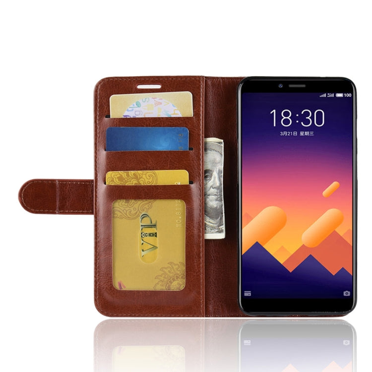 Crazy Horse Texture Horizontal Flip Leather PU + TPU Case for Meizu Meilan E3 , with Wallet & Holder & Card Slots