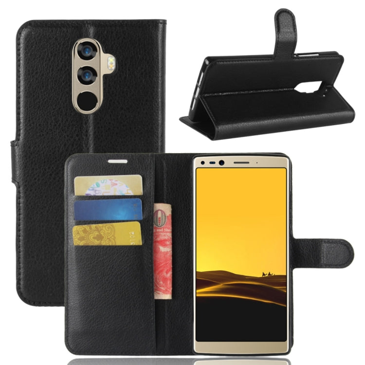 For DOOGEE MIX 2 Litchi Texture Horizontal Flip Leather Case with Holder & Card Slots & Wallet