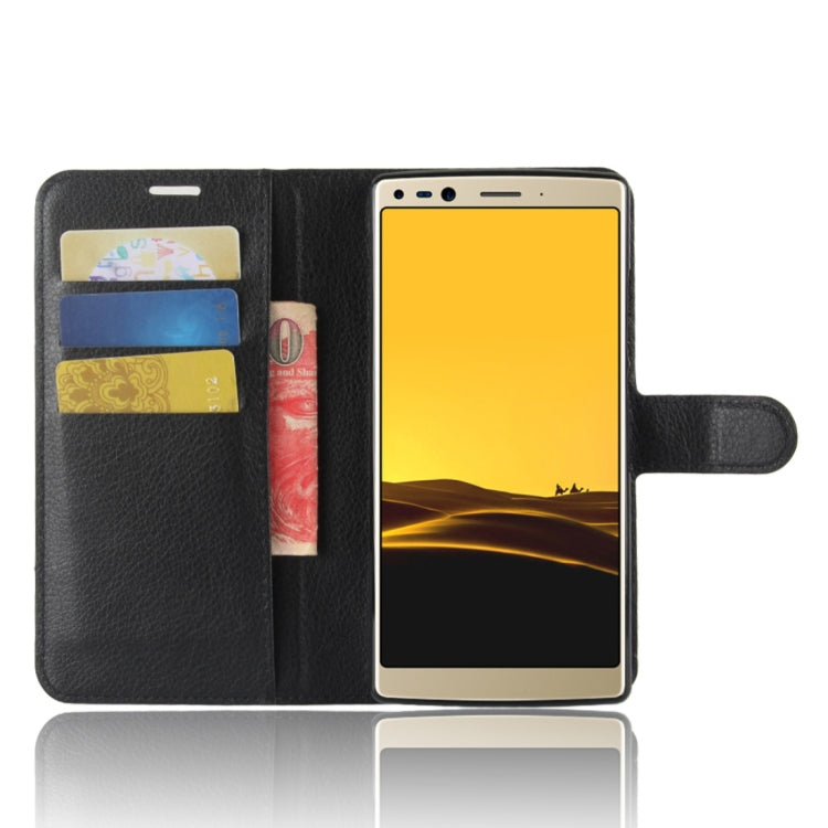 For DOOGEE MIX 2 Litchi Texture Horizontal Flip Leather Case with Holder & Card Slots & Wallet