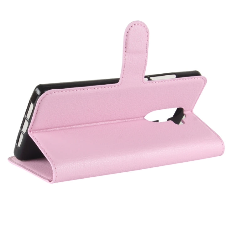 For DOOGEE MIX 2 Litchi Texture Horizontal Flip Leather Case with Holder & Card Slots & Wallet