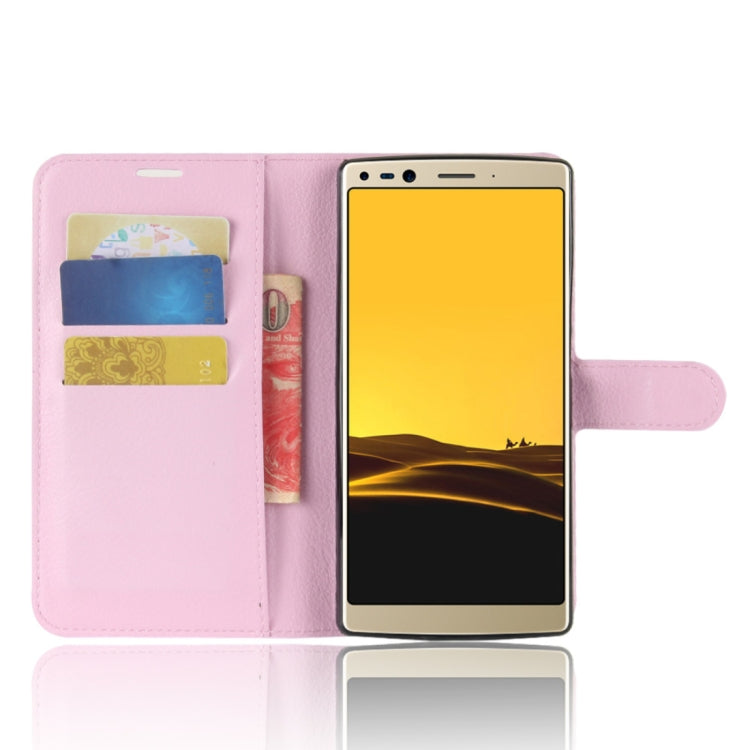 For DOOGEE MIX 2 Litchi Texture Horizontal Flip Leather Case with Holder & Card Slots & Wallet
