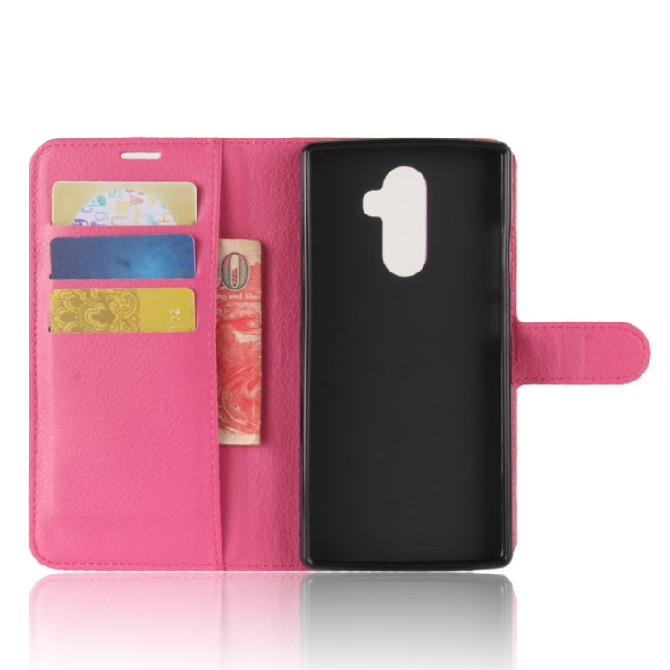 For DOOGEE MIX 2 Litchi Texture Horizontal Flip Leather Case with Holder & Card Slots & Wallet