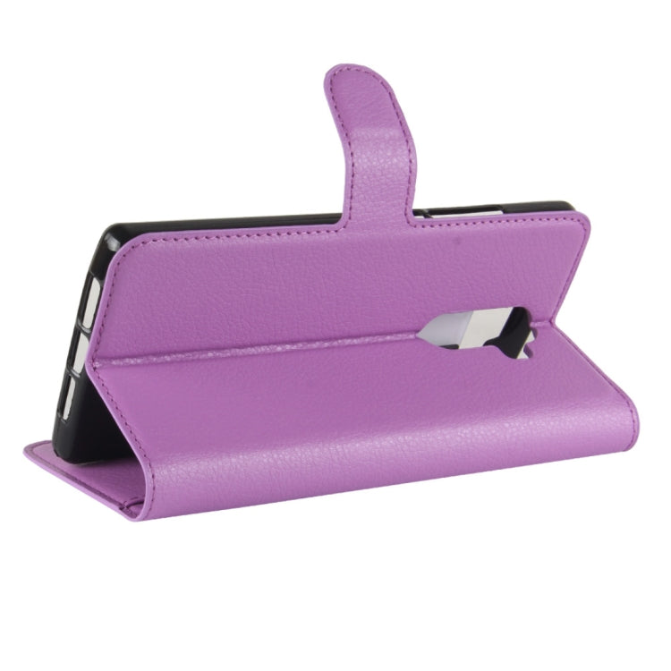 For DOOGEE MIX 2 Litchi Texture Horizontal Flip Leather Case with Holder & Card Slots & Wallet