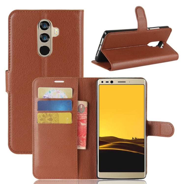 For DOOGEE MIX 2 Litchi Texture Horizontal Flip Leather Case with Holder & Card Slots & Wallet