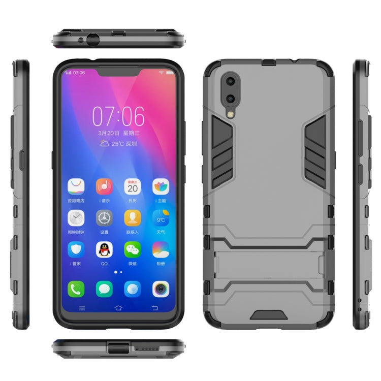 Shockproof PC + TPU Case for Vivo X23, with Holder