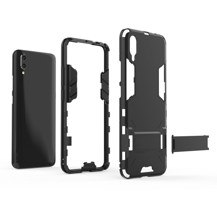 Shockproof PC + TPU Case for Vivo X23, with Holder