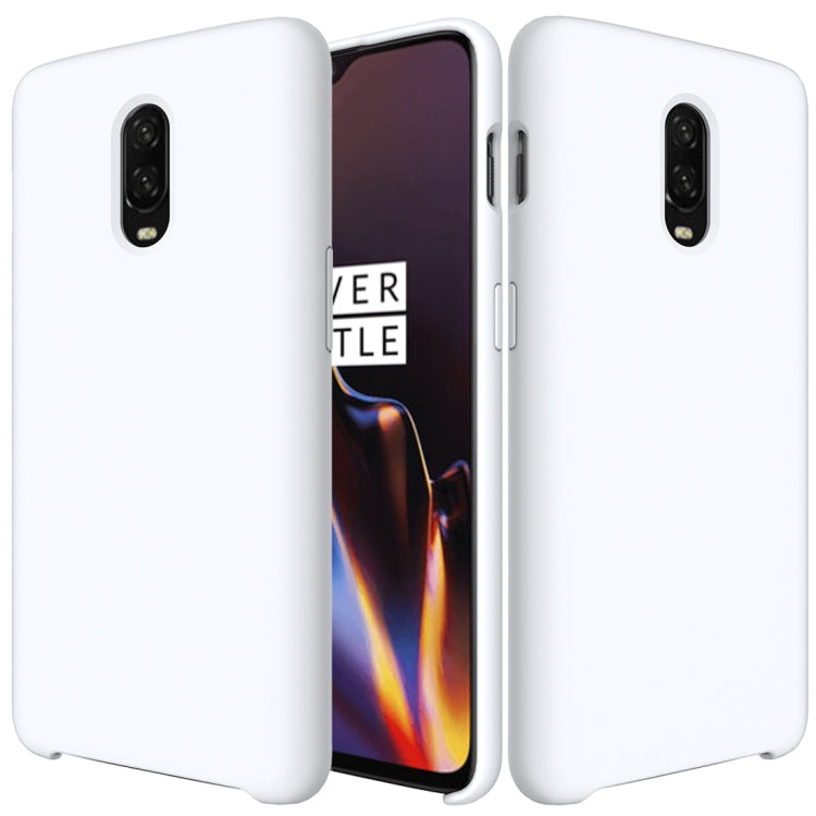 Solid Color Liquid Silicone Dropproof Protective Case for One Plus 6T