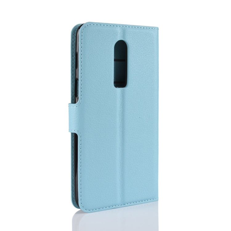 For OnePlus 6 Litchi Texture Horizontal Flip Leather Case with Holder & Card Slots & Wallet