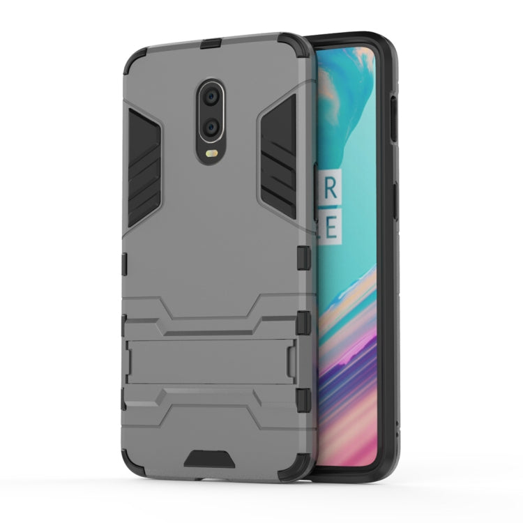 Shockproof PC + TPU Case for OnePlus 6T, with Holder