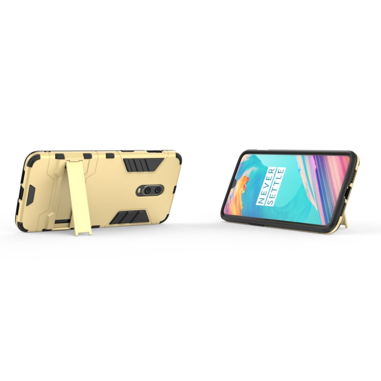 Shockproof PC + TPU Case for OnePlus 6T, with Holder