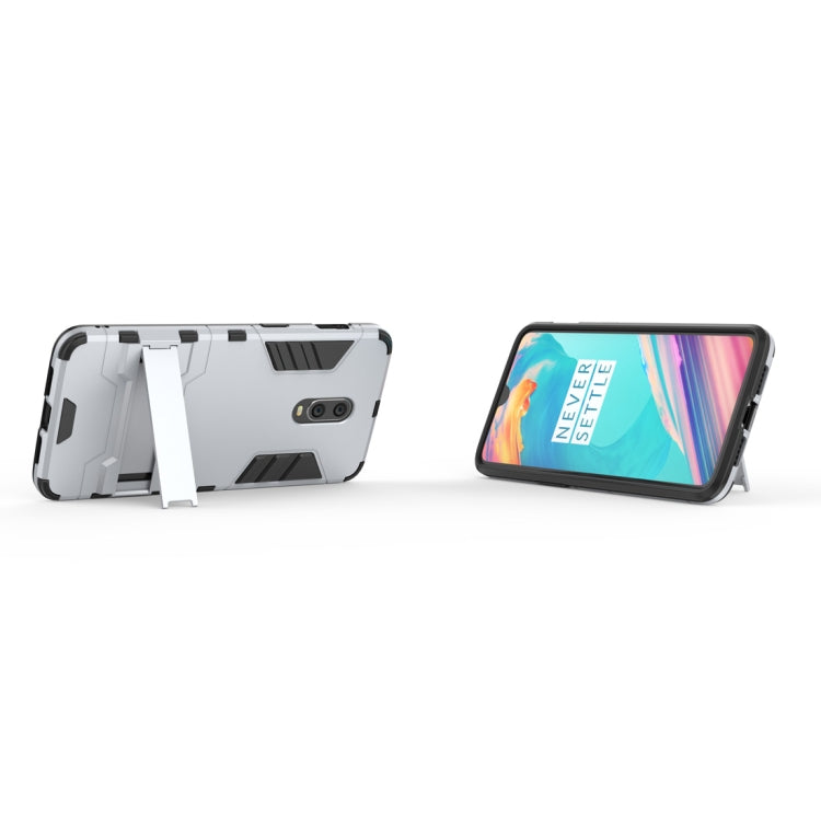 Shockproof PC + TPU Case for OnePlus 6T, with Holder
