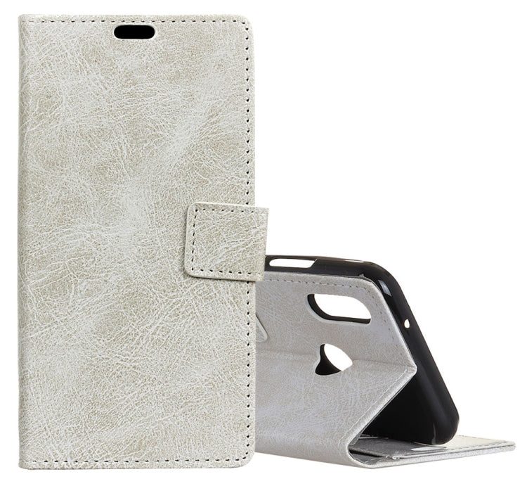 Retro Crazy Horse Texture Horizontal Flip Leather Case for DOOGEE X70, with Holder & Card Slots & Wallet & Photo Frame