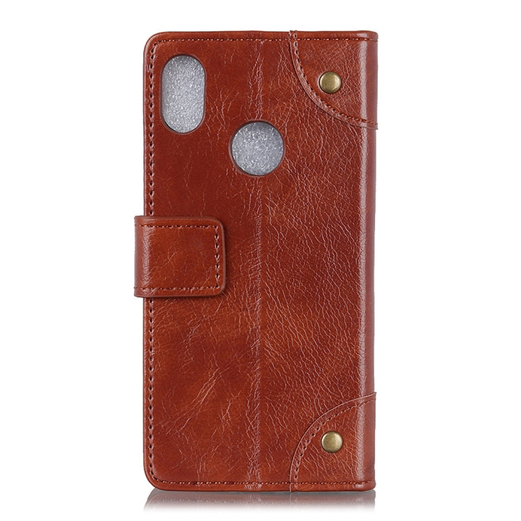 Copper Buckle Nappa Texture Horizontal Flip Leather Case for for DOOGEE X70, with Holder & Card Slots & Wallet
