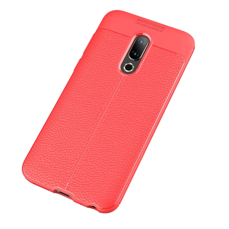 Litchi Texture TPU Shockproof Case for Meizu 16