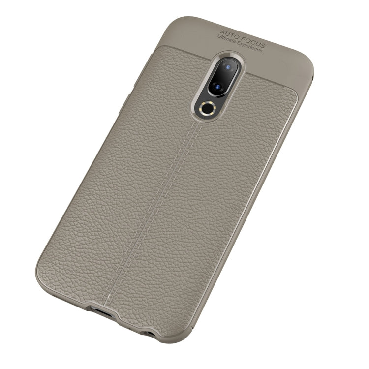 Litchi Texture TPU Shockproof Case for Meizu 16 Plus