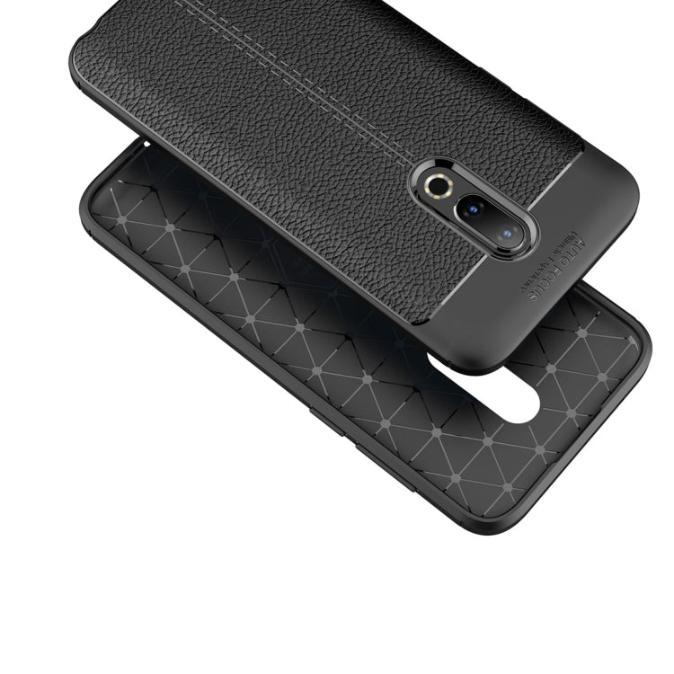 Litchi Texture TPU Shockproof Case for Meizu 16 Plus
