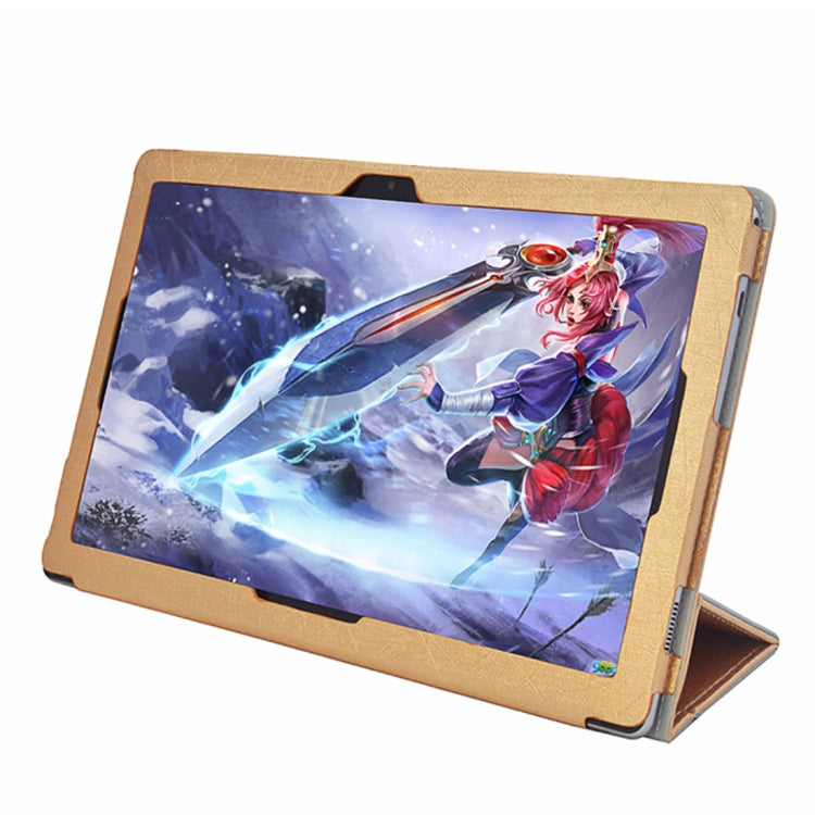 For Cube Knote 11.6 inch Steel Wire Texture Horizontal Flip Leather Case with Three-folding Holder