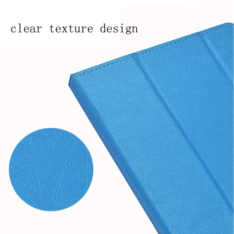 For Cube Knote 11.6 inch Steel Wire Texture Horizontal Flip Leather Case with Three-folding Holder