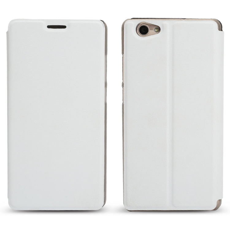 OCUBE for Vernee Thor Plus Spring Texture Horizontal Flip Leather Case with Holder (White)