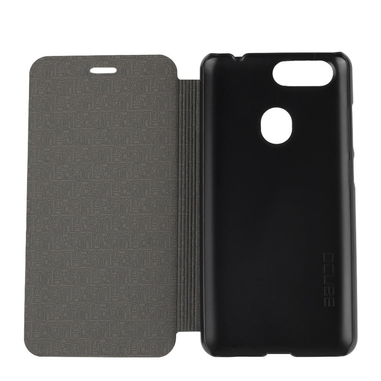 OCUBE Spring Texture Horizontal Flip Leather Case for BLUBOO D6, with Holder (Gold)