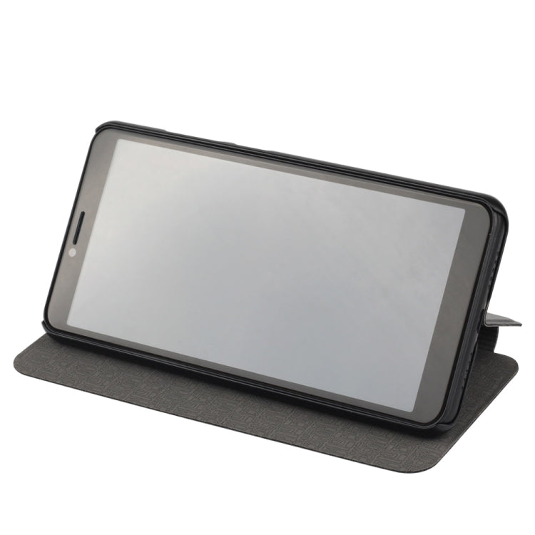 OCUBE Spring Texture Horizontal Flip Leather Case for BLUBOO D6, with Holder (Gold)