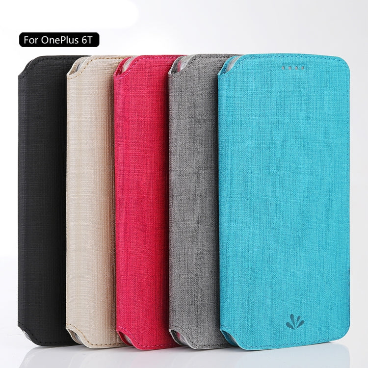 ViLi DMX Multifunctional Horizontal Flip Leather Case for OnePlus 6T, with Card Slot & Holder