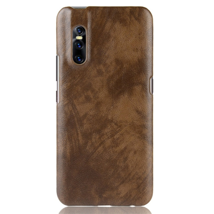 Shockproof Litchi Texture PC + PU Protective Case for Vivo X27