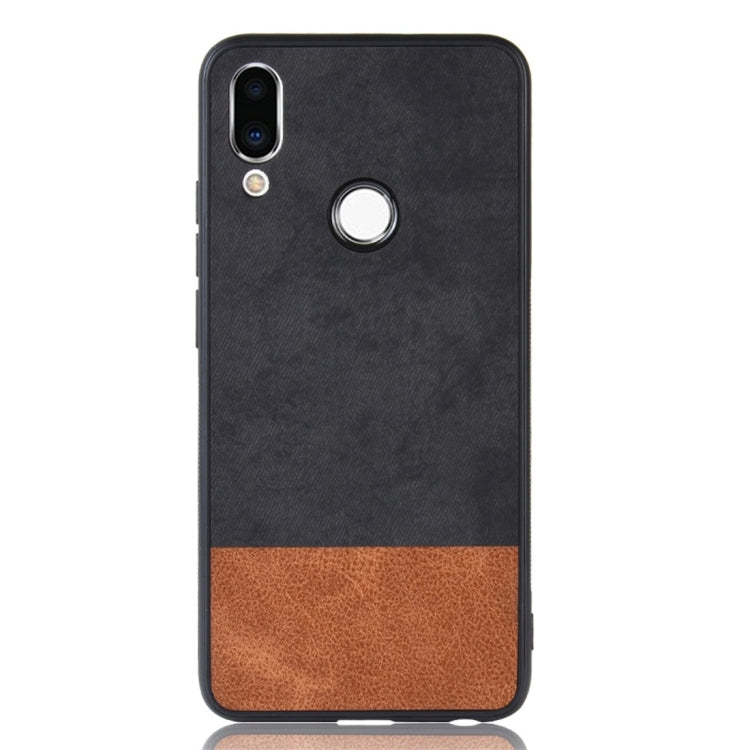Shockproof Color Matching Denim PC + PU + TPU Protective Case for Meizu Meilan Note 9