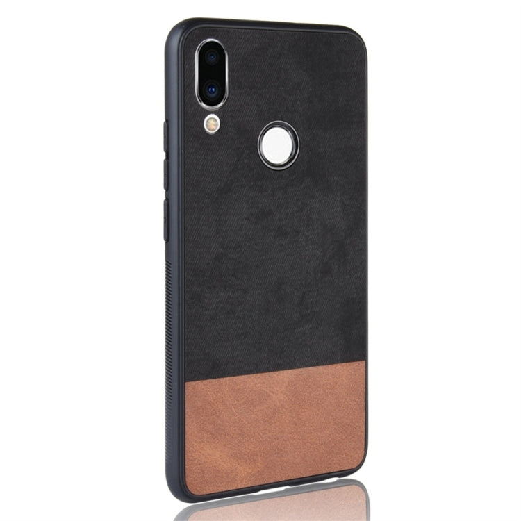 Shockproof Color Matching Denim PC + PU + TPU Protective Case for Meizu Meilan Note 9