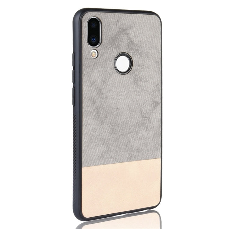 Shockproof Color Matching Denim PC + PU + TPU Protective Case for Meizu Meilan Note 9