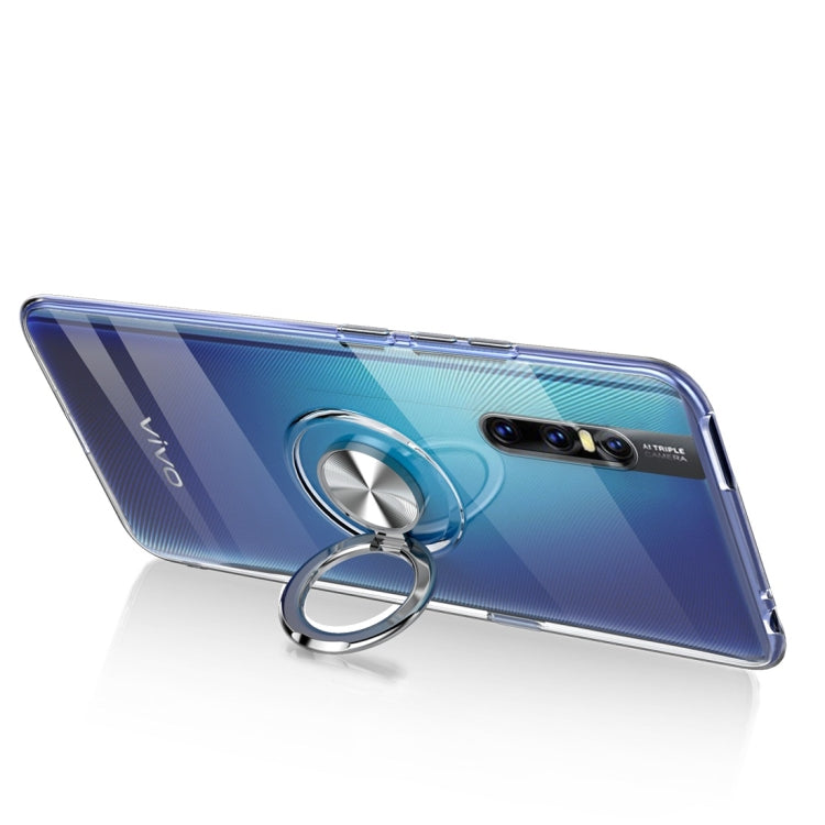 Ultra-thin TPU Protective Case for Vivo X27, with 360 Degree Rotation Holder (Black)