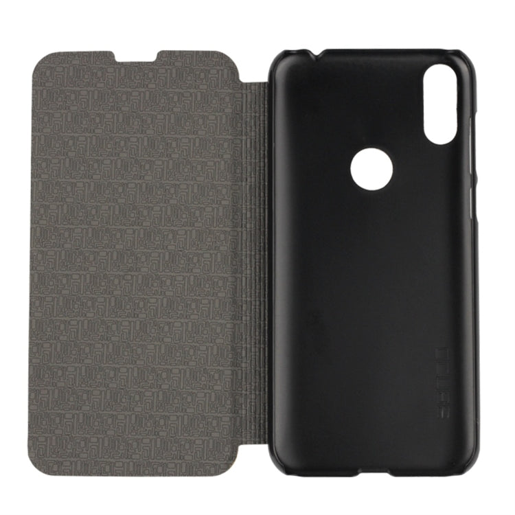 OCUBE Spring Texture Horizontal Flip Leather Case for Doogee Y8, with Holder