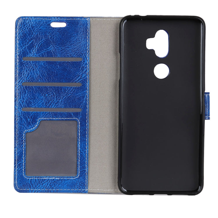 For Alcatel 3V Retro Crazy Horse Texture Horizontal Flip Leather Case with Holder & Card Slots & Wallet & Photo & Environmental PU