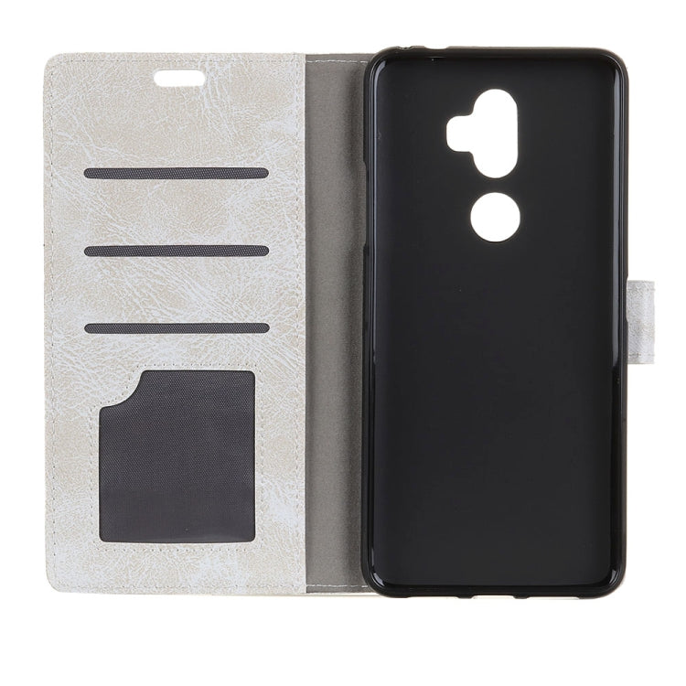 For Alcatel 3V Retro Crazy Horse Texture Horizontal Flip Leather Case with Holder & Card Slots & Wallet & Photo & Environmental PU