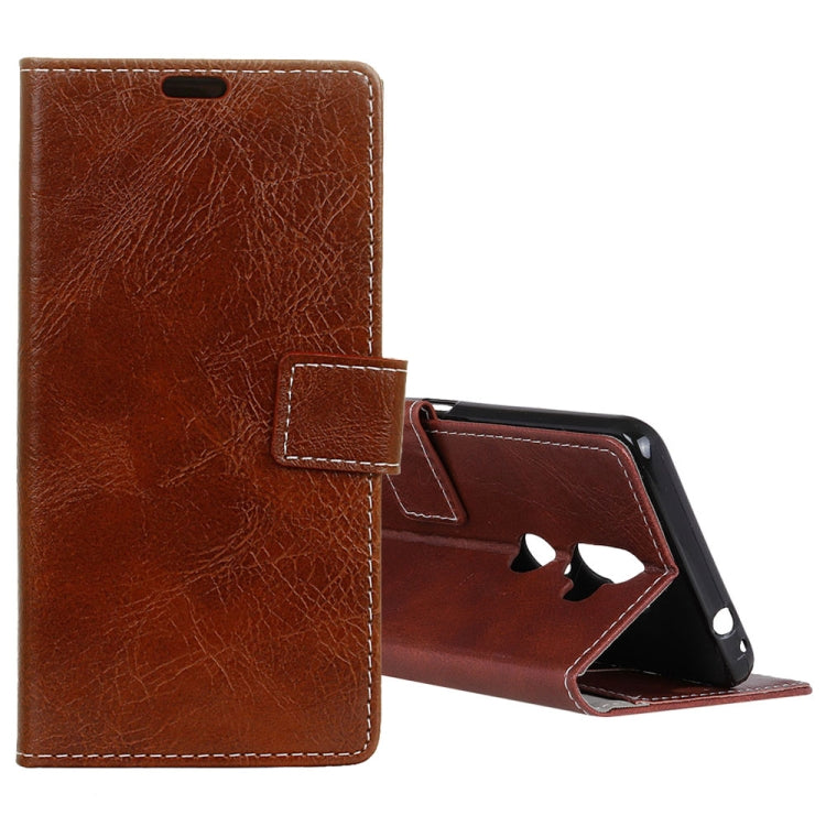 For Alcatel 3V Retro Crazy Horse Texture Horizontal Flip Leather Case with Holder & Card Slots & Wallet & Photo & Environmental PU