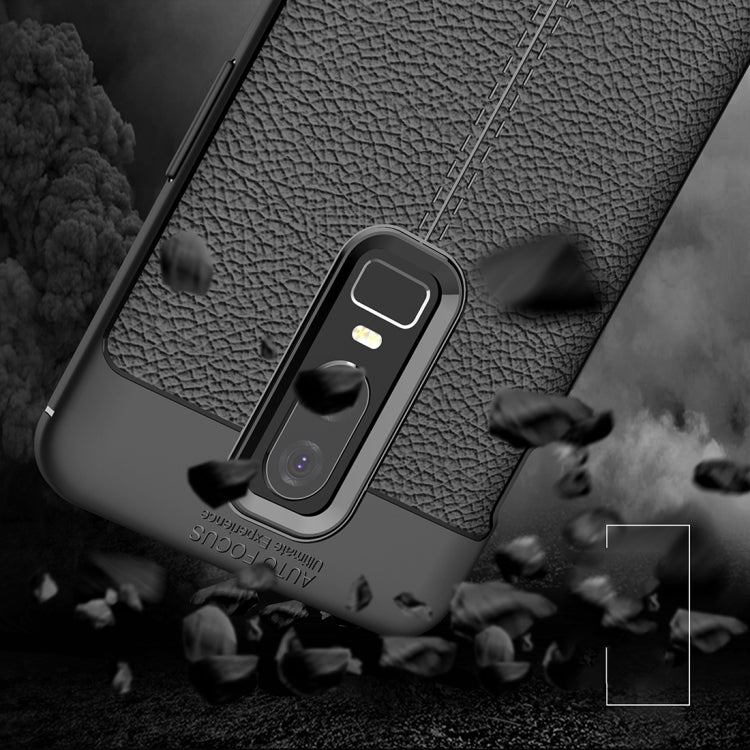 Litchi Texture TPU Case for OnePlus 6