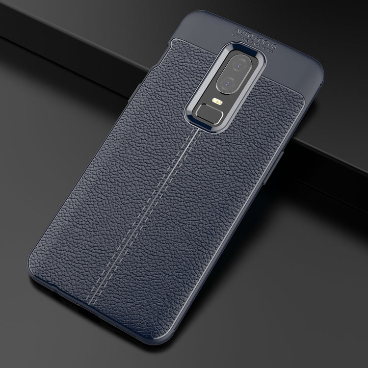 Litchi Texture TPU Case for OnePlus 6