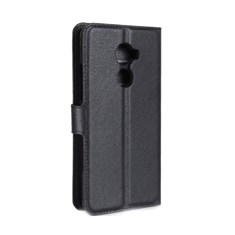 For Vodafone Smart N8 Litchi Texture Horizontal Flip Leather Case with Wallet & Holder & Card Slots