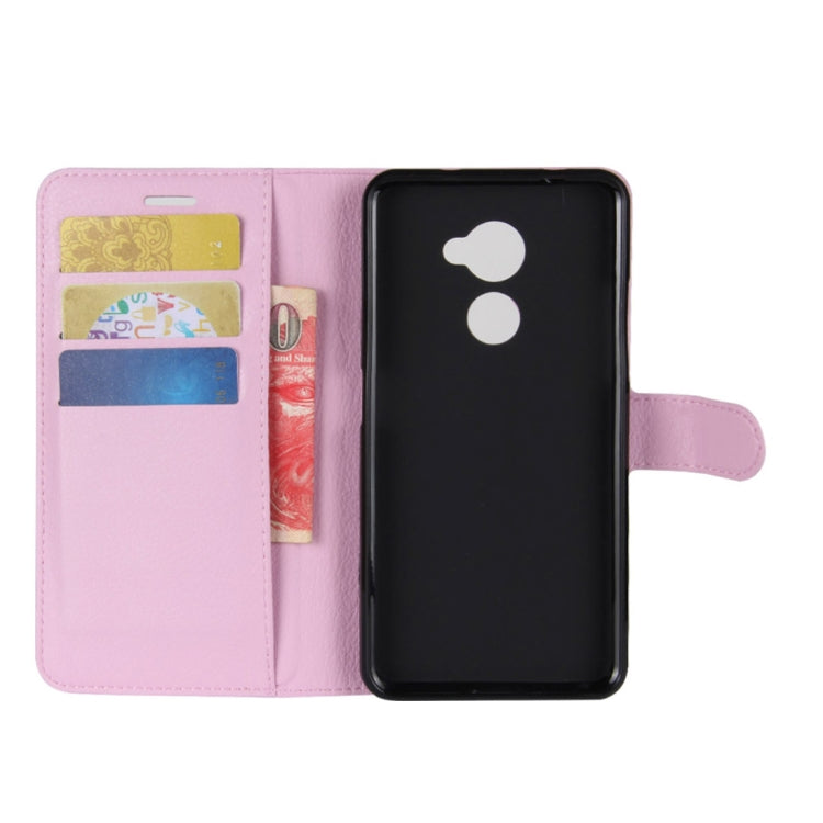 For Vodafone Smart N8 Litchi Texture Horizontal Flip Leather Case with Wallet & Holder & Card Slots