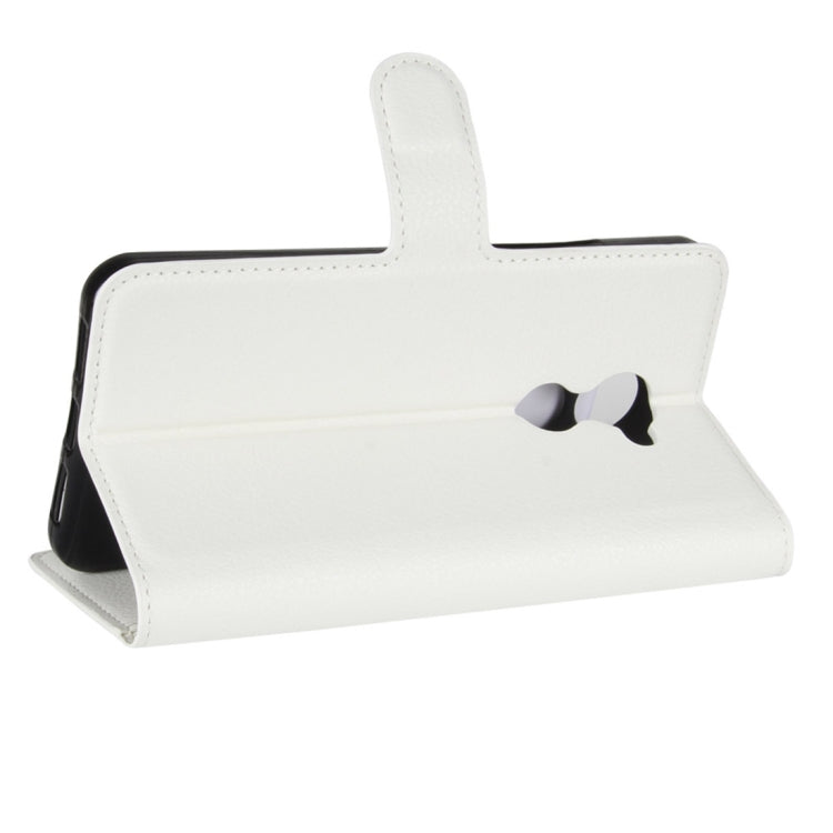 For Vodafone Smart N8 Litchi Texture Horizontal Flip Leather Case with Wallet & Holder & Card Slots