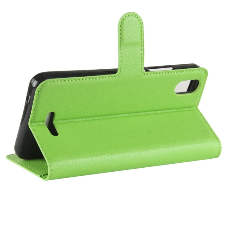 For Wiko Lenny 4 Plus Litchi Texture Horizontal Flip Leather Case with Wallet & Holder & Card Slots