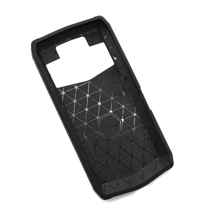 Denim Texture TPU Protective Leather Case for Ulefone Power 5 (Black)