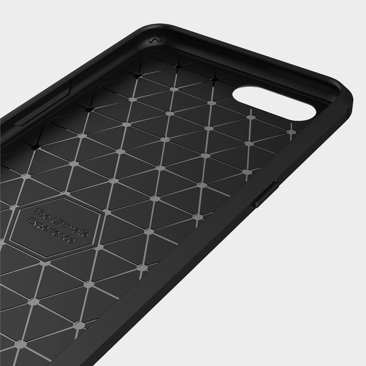 Brushed Texture Carbon Fiber Shockproof TPU Case for OPPO A5