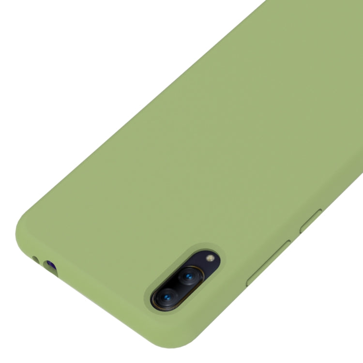 Solid Color Liquid Silicone Dropproof Protective Case for VIVO X23