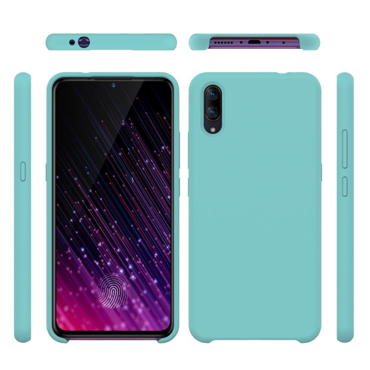 Solid Color Liquid Silicone Dropproof Protective Case for VIVO X23