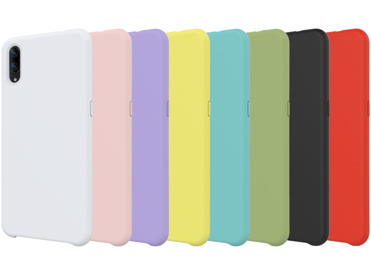 Solid Color Liquid Silicone Dropproof Protective Case for VIVO X23